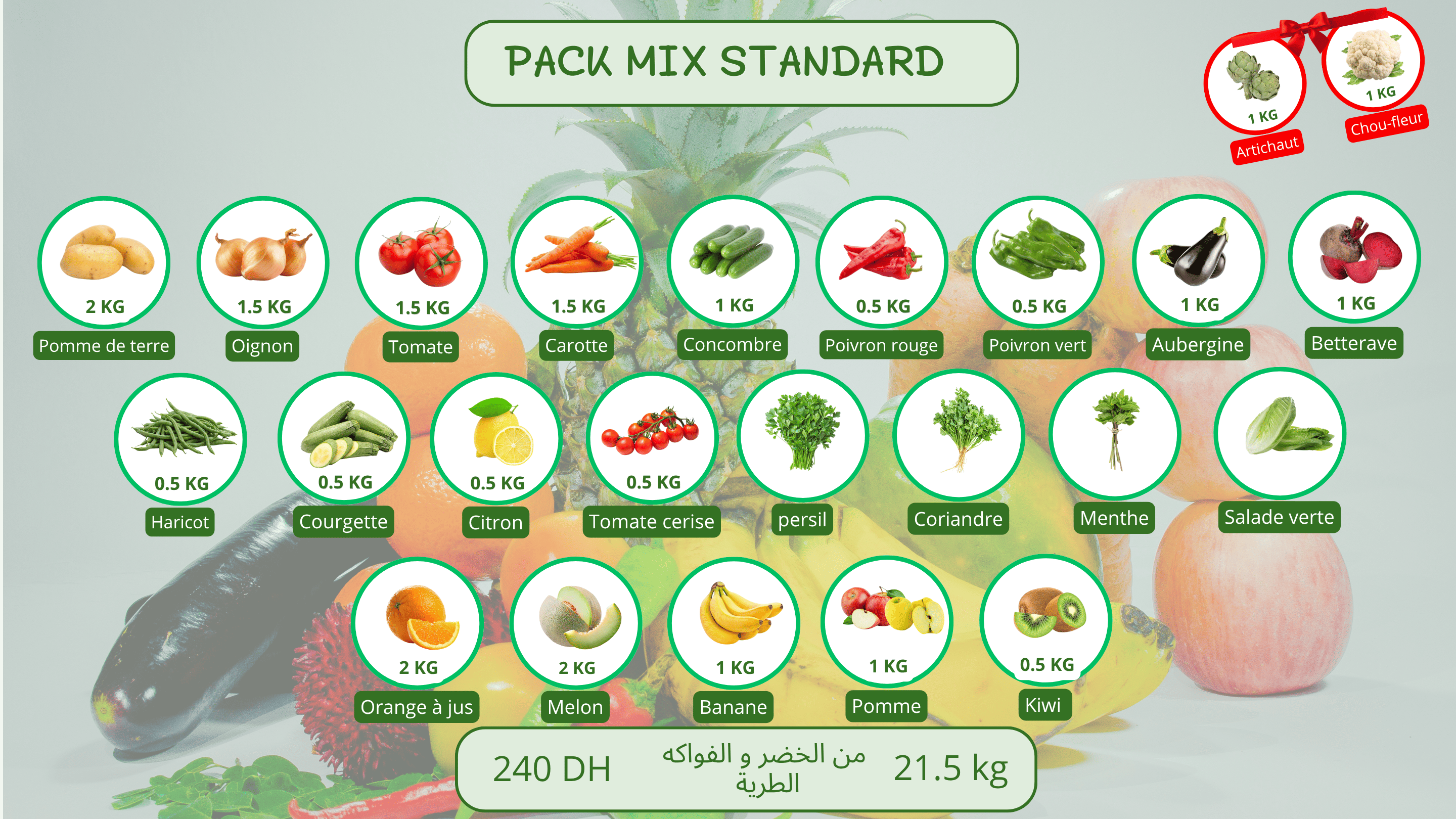PACK MIX STANDARD